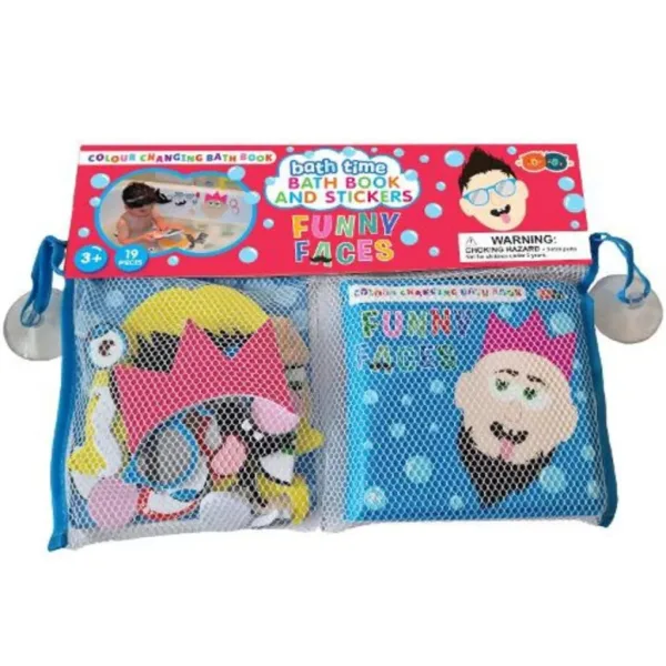 Buddy & Barney Цветен бански книга и стикери - Забавни лица изображение 1