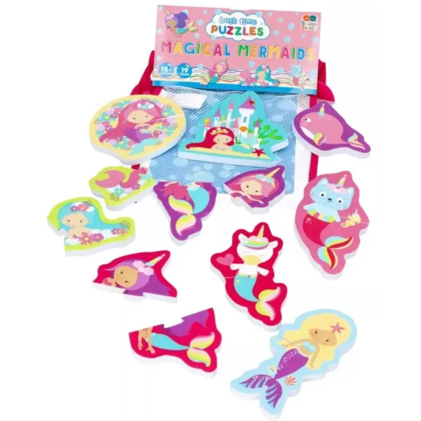 Buddy & Barney Играчка за баня пъзел - Магически русалки изображение 2