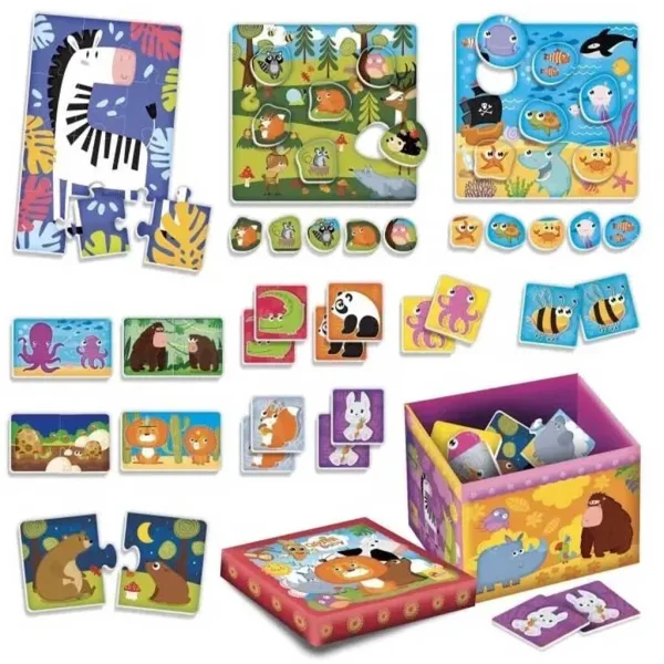Carotina Baby: Супер кутия с 10 образователни игри - Lisciani изображение 2