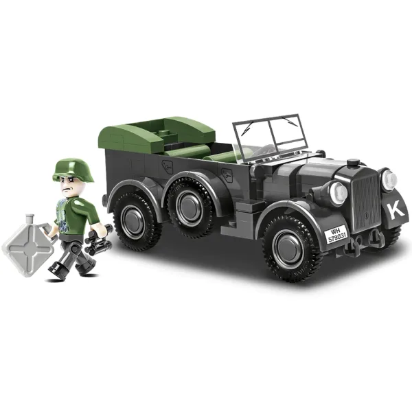 COBI: 1937 Horch 901 kfz.15 военно превозно средство строителен комплект (2405) изображение 2