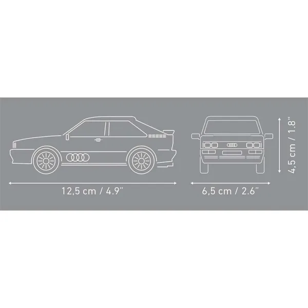 COBI: Audi Quattro 1980 автомобилен конструктор (24664) изображение 4