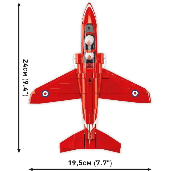 COBI: BAe Hawk T1 „Red Arrows” самолетен конструктор (5844) изображение 7