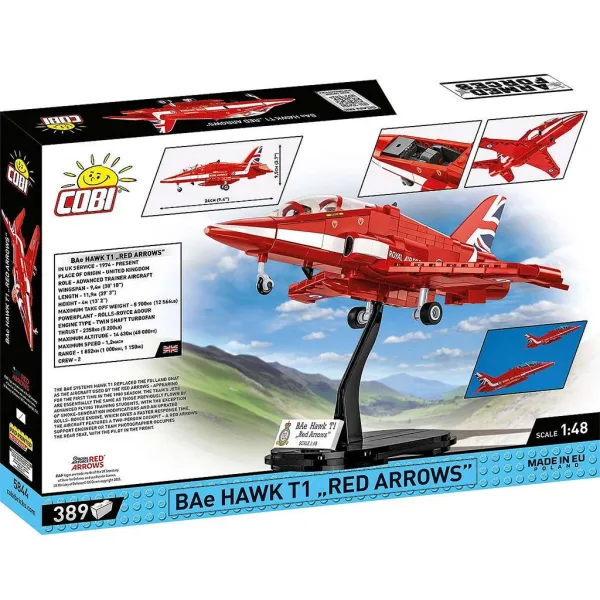 COBI: BAe Hawk T1 „Red Arrows” самолетен конструктор (5844) изображение 9