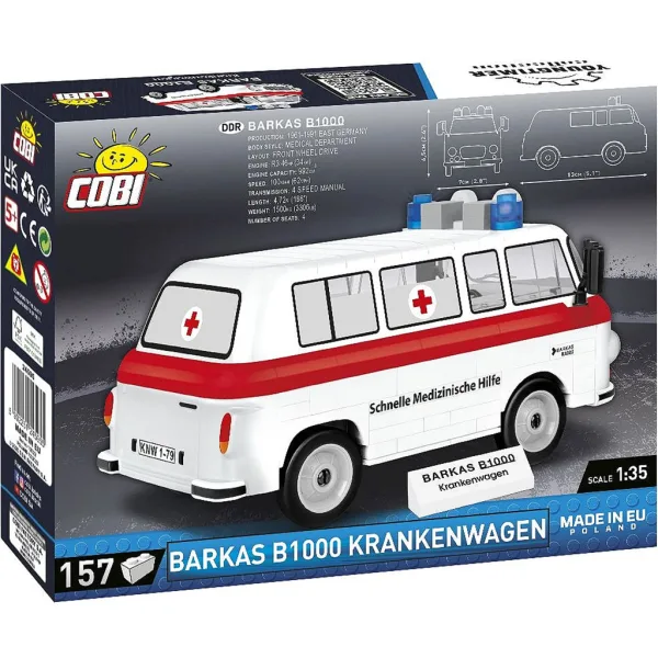 COBI: Barkas B1000 линейка за спешна помощ (24595) изображение 3