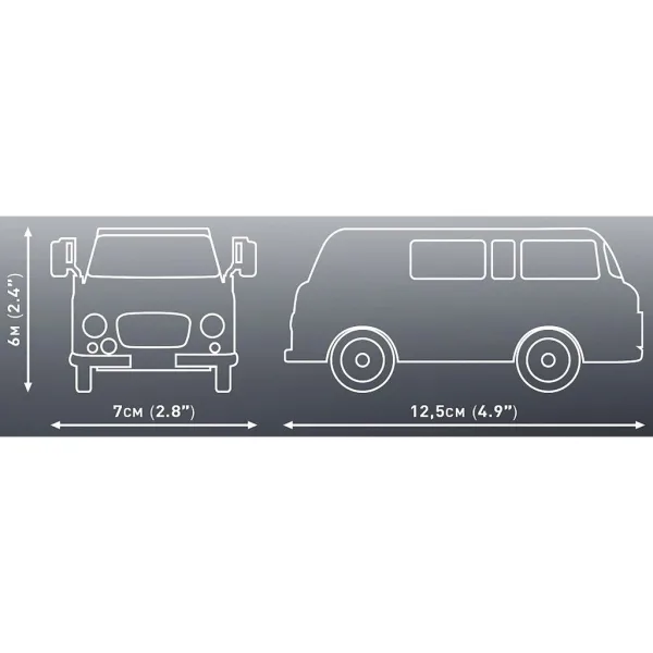 COBI: Barkas B1000 микробус строителна играчка (24600) изображение 4