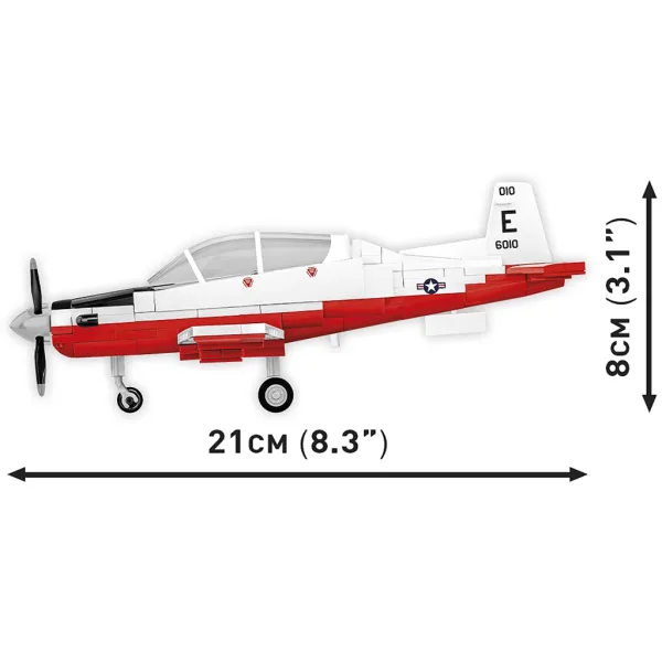 COBI: Beechcraft T-6 Texan II червено-бяло конструкторско играчка (26625) изображение 4