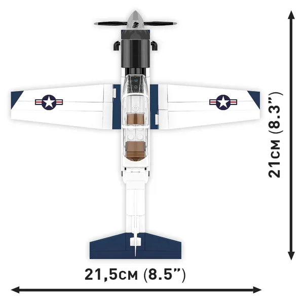 COBI: Beechcraft T-6 Texan II синьо-бяло конструктор (26624) изображение 4