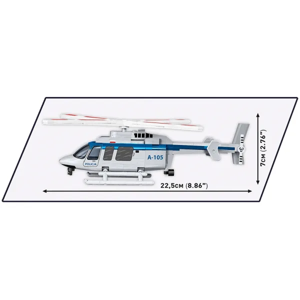 COBI: Bell 407 Полиция строителен комплект (26628) изображение 4