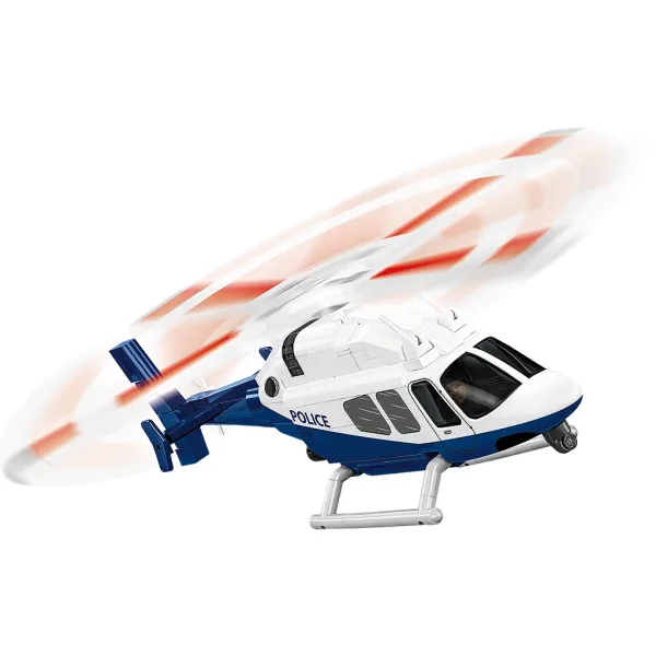 COBI: Bell 429 Полицейски хеликоптер строителен комплект (26630) изображение 2