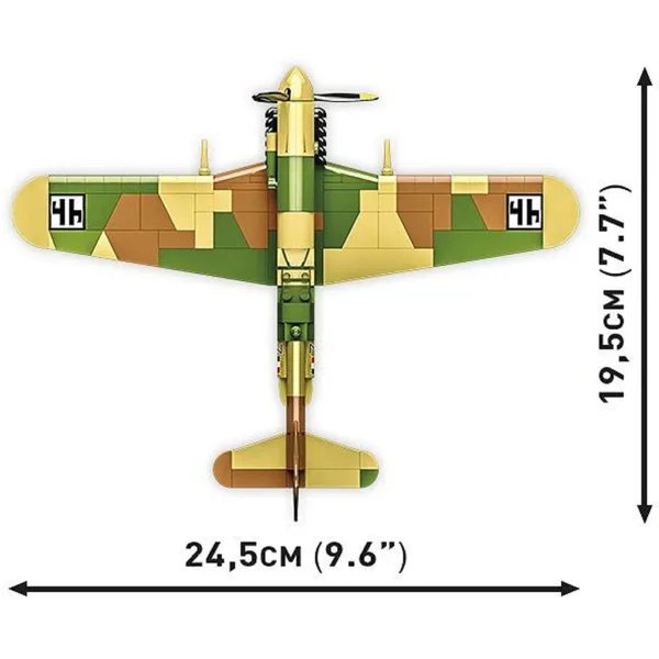 COBI: Fiat G.55 Centauro самолет строителна играчка (5867) изображение 5