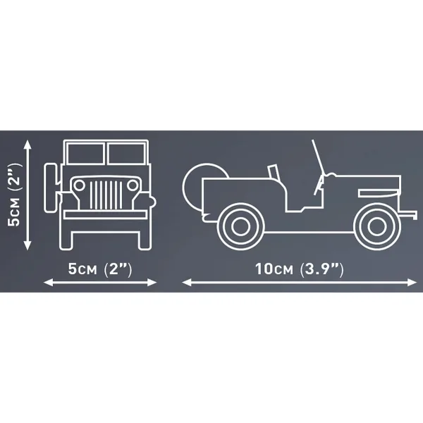 COBI: Jeep Willys CJ-2A строителна играчка (24517) изображение 3