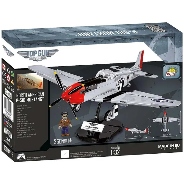 COBI: Mustang P-51D „TOP GUN: Maverick” самолетен конструктор (5846) изображение 5