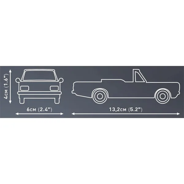 COBI: Opel Rekord C 1700 L кабриолет строителна играчка (24599) изображение 4