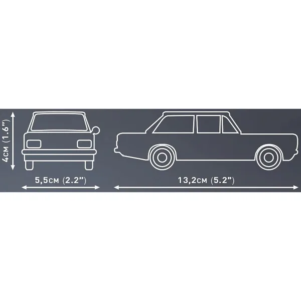 COBI: Opel Rekord C 1900 L конструктор (24598) изображение 4