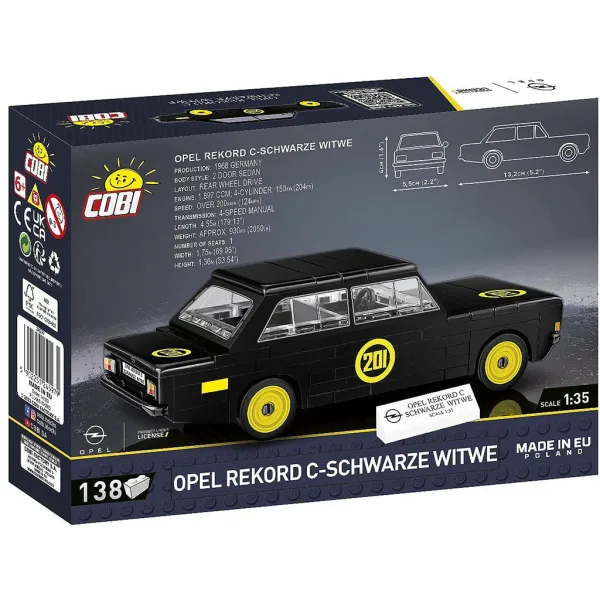 COBI: Opel Rekord C Черна Вдовица строителен комплект (24597) изображение 3