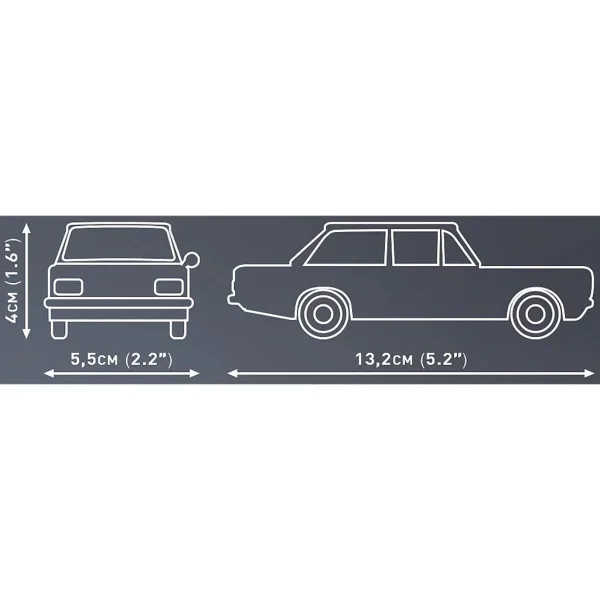 COBI: Opel Rekord C Черна Вдовица строителен комплект (24597) изображение 4