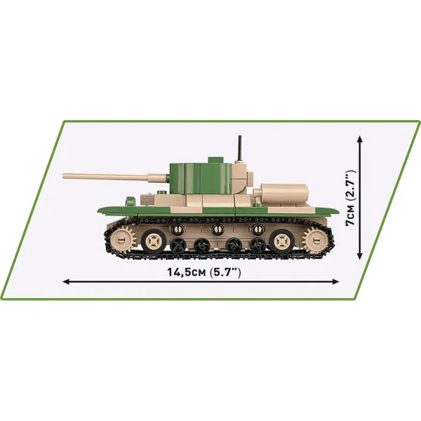 COBI: Panzer I, Renault R35 и Valentine IX – 3 в 1 строителна играчка (2740) изображение 5