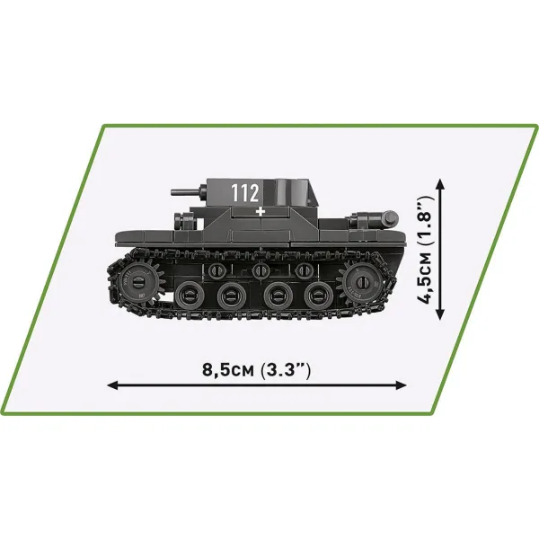 COBI: Panzer I, Renault R35 и Valentine IX – 3 в 1 строителна играчка (2740) изображение 7