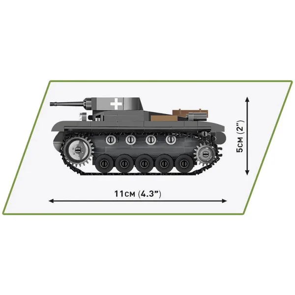 COBI: Panzer II Ausf. A конструктор (2718) изображение 5