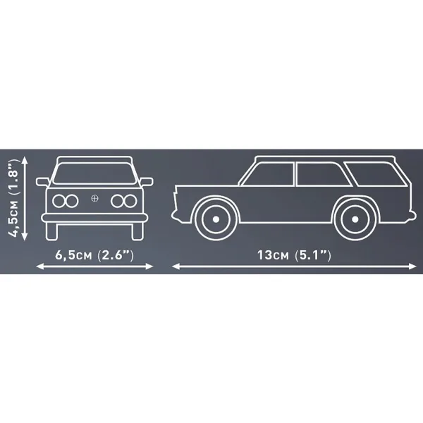 COBI: Polski Fiat 125p Kombi строителна играчка (24603) изображение 5
