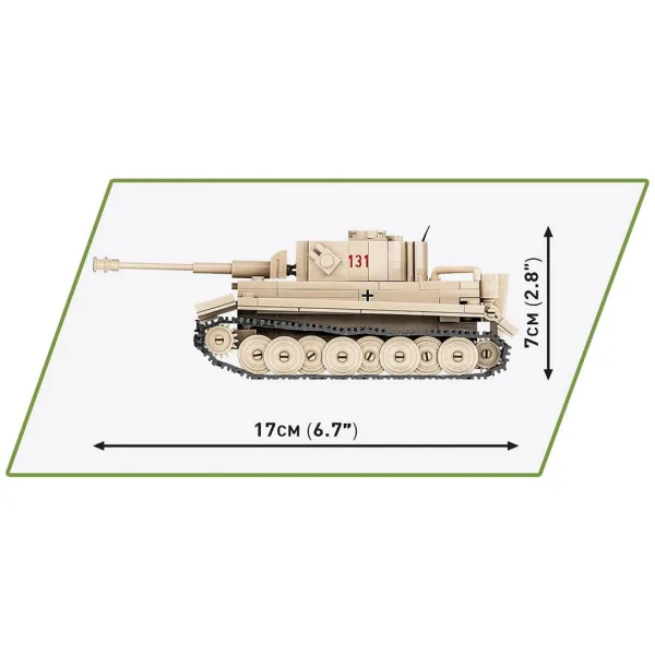 COBI: Pzkpfw VI Tiger 131 танк строителен комплект (2710) изображение 5