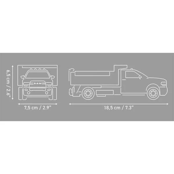 COBI: RAM 3500 Дъмп Трак автомобил строителна играчка (24659) изображение 5
