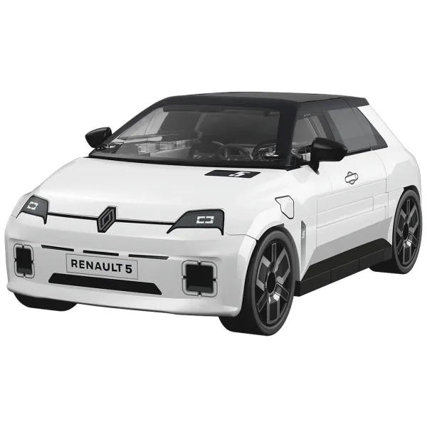 COBI: Renault 5 E-Tech бял автомобил строителна играчка (24675) изображение 2
