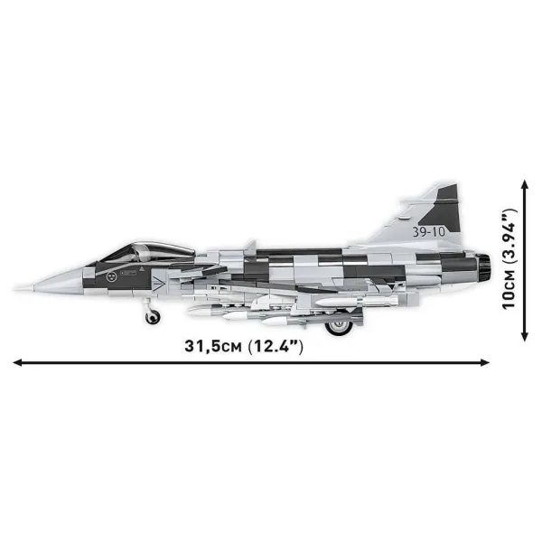 COBI: SAAB JAS 39 Gripen E изтребител строителен комплект (5820) изображение 7