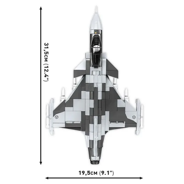 COBI: SAAB JAS 39 Gripen E изтребител строителен комплект (5820) изображение 8