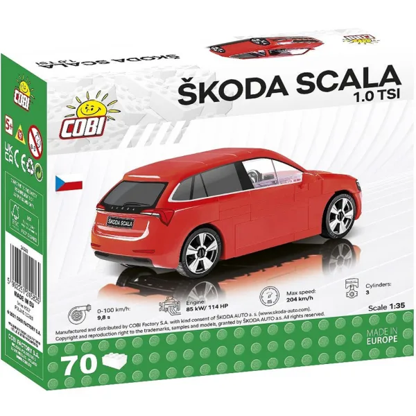 COBI: Škoda Scala 1.0 TSI конструктор (24582) изображение 3
