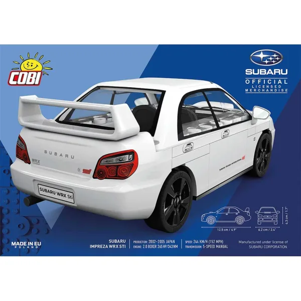 COBI: Subaru Impreza WRX STI автомобилен конструктор (24649) изображение 2