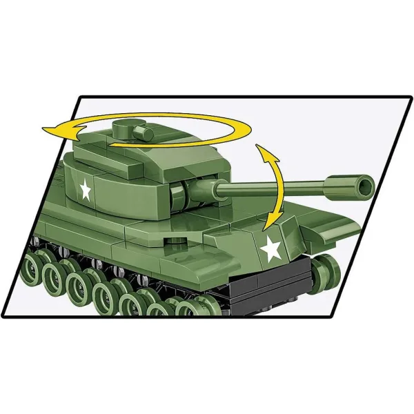 COBI: Patton M48 танк строителен комплект (3104) изображение 3
