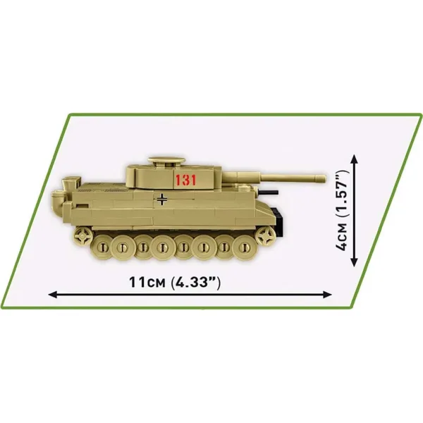 COBI: Tiger I 131 танк конструктор (3095) изображение 3