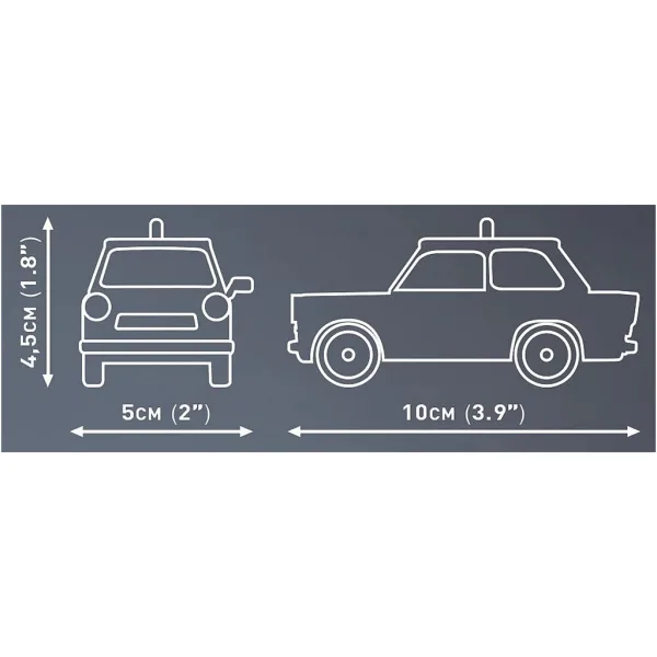 COBI: Trabant 601 Polizei конструктор (24541) изображение 3