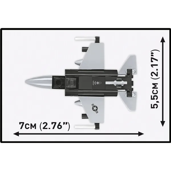COBI: Въоръжени сили F-16D Fighting Falcon конструктор (5941) изображение 4