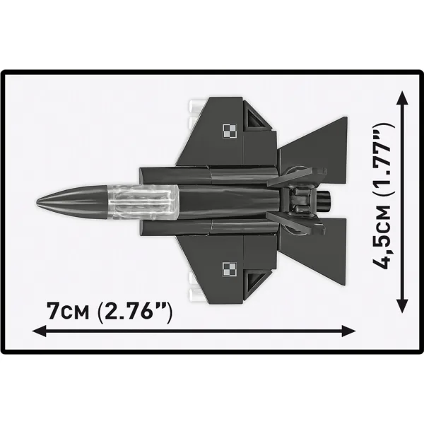 COBI: Въоръжени сили F-35A Lightning II "Хусар" конструкторска играчка (5926) изображение 3