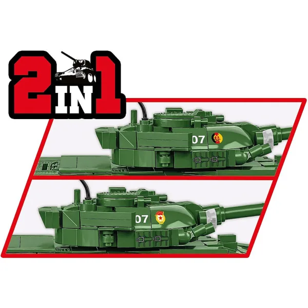 COBI: Въоръжени сили T-72 (Източна Германия/Съветски) танк конструктор (2625) изображение 6