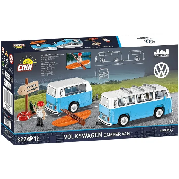 COBI: Volkswagen Camper строителна играчка (24653) изображение 3