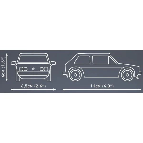 COBI: Volkswagen Golf GTI конструктор (24614) изображение 4