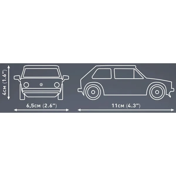 COBI: Volkswagen Golf Mk1 конструктор (24613) изображение 4