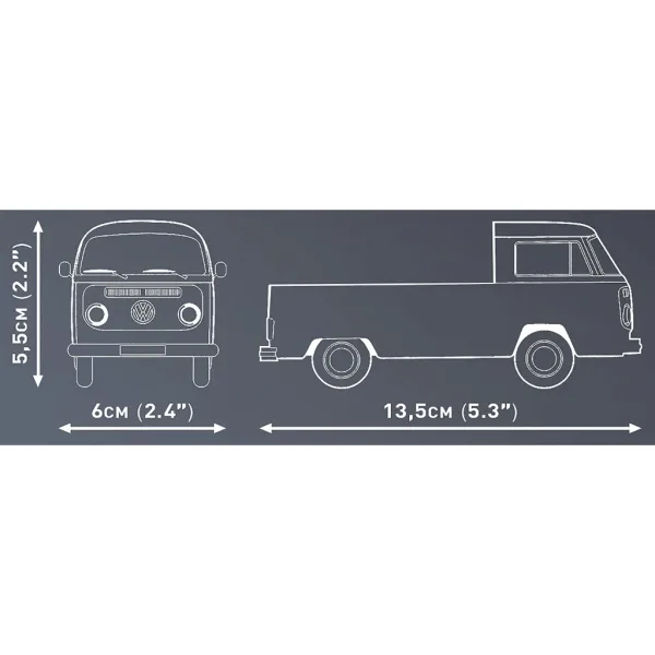 COBI: Volkswagen T2a камион с платформа (24618) изображение 4