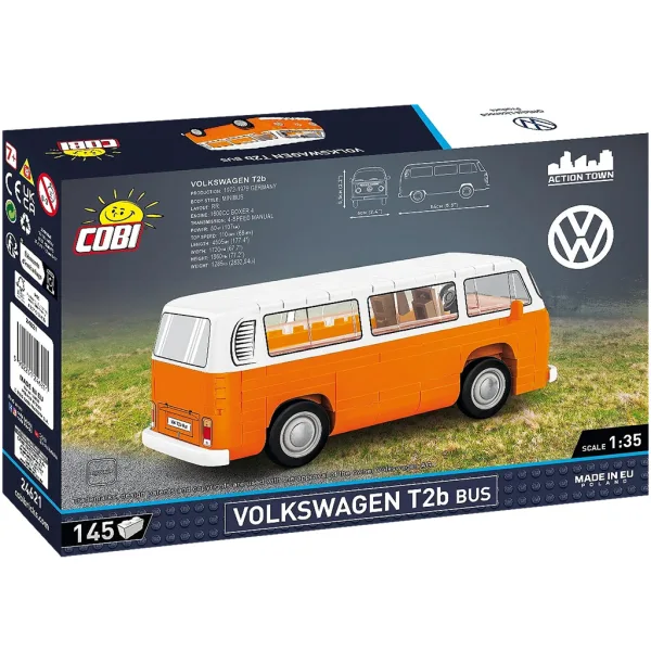 COBI: Volkswagen T2b автобус конструктор (24621) изображение 3