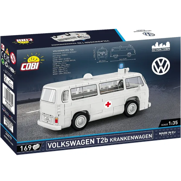 COBI: Volkswagen T2b спешна помощ строителна играчка (24619) изображение 3