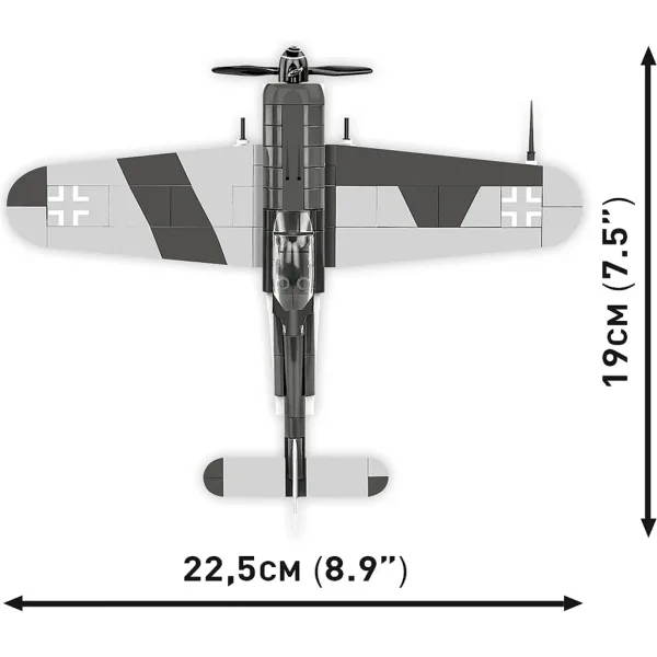 COBI: WW II Focke-Wulf FW 190 F-8 строителна играчка (5871) изображение 5
