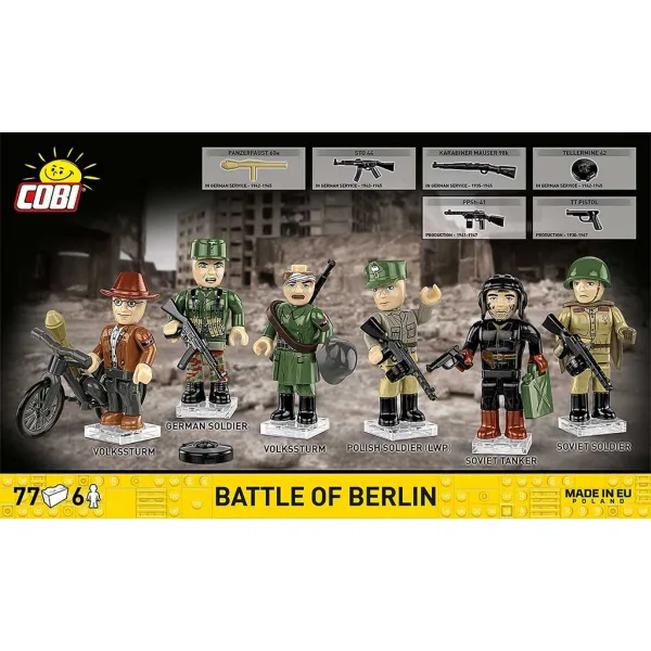 COBI: WWII Берлинска битка фигура комплект (2064) изображение 2