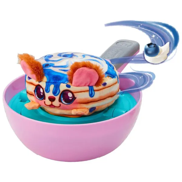 COOKEEZ Makery: Pancake Treatz тиган за палачинки комплект за игра с изненада плюшено животно изображение 2