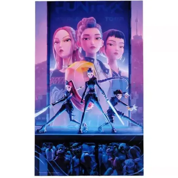 Crayola: Art With Edge - K-Pop Demon Hunters оцветяваща книга и постер изображение 3
