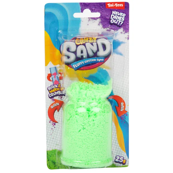 Crazy Sand кинетичен пясък в различни цветове 25г 1бр изображение 4