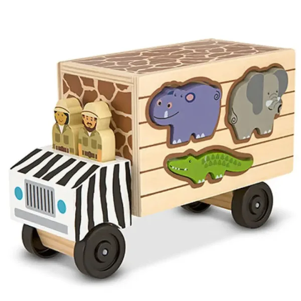Дървена игра с животински форми - Melissa & Doug изображение 2