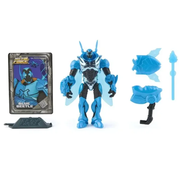DC Metal Force Blue Beetle играчка с аксесоари - Spin Master изображение 4